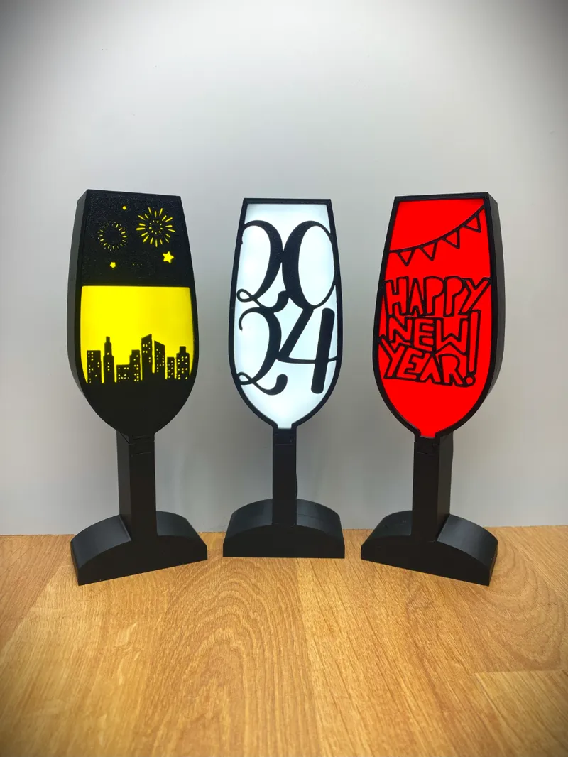 NYE Champagne Lightbox