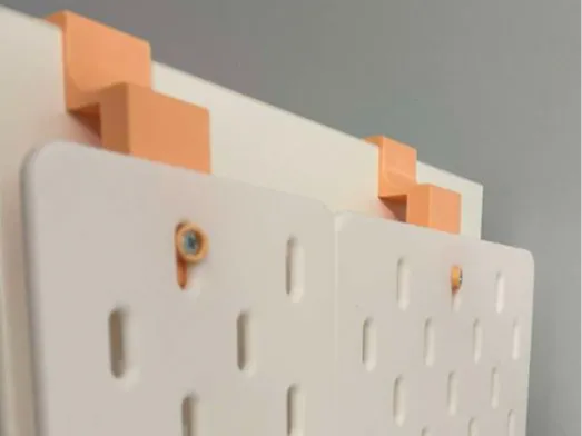 Ikea skadis mount for Ikea Baggebo shelf