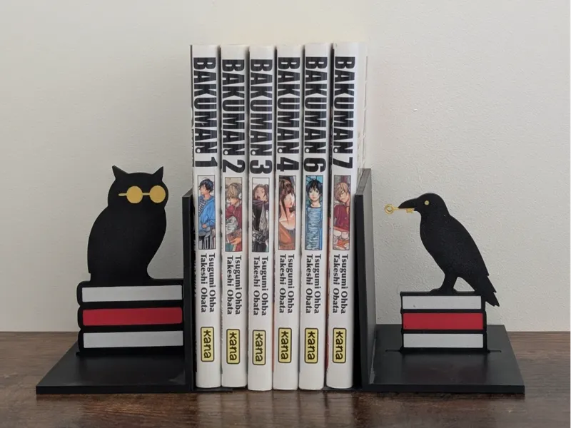 Owl & Crow Modular Bookends