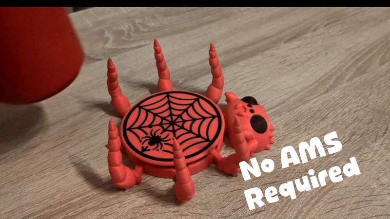 Grabbing Spider Cup Coaster