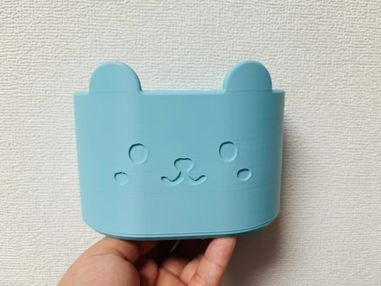 Miniatura 3 do modelo 3D 3种小动物牙刷架(Q_Craft)