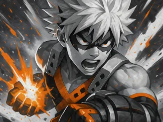 Katsuki Bakugo Hueforge