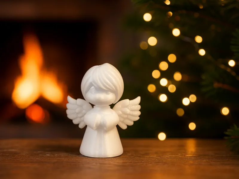Little Angel Girl – Minimalist Angel Figurine