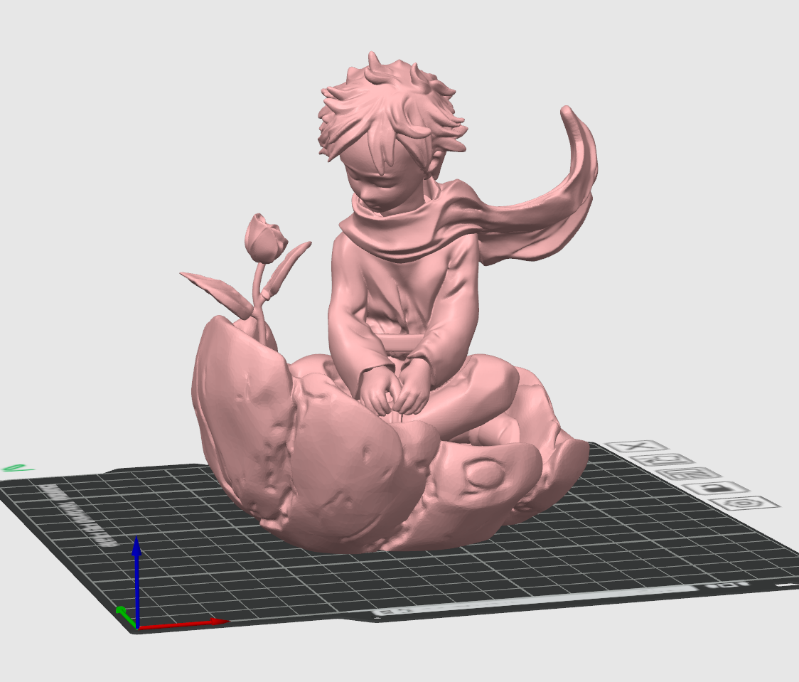Miniatura 2 do modelo 3D 小王子 【分色拆件】