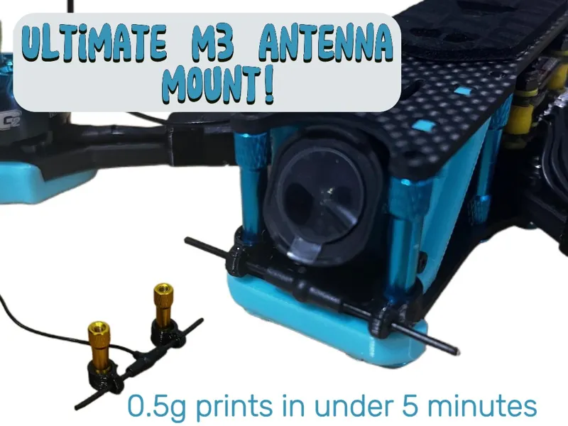 M3 Antenna mounting solution for FPV!