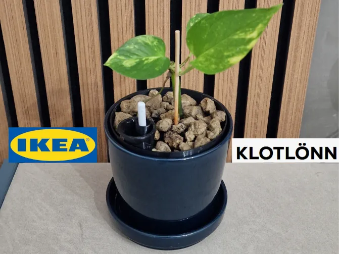 Ikea KLOTLÖNN Vase floating water level indicator
