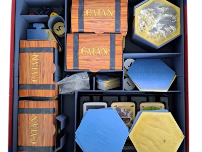Catan + Seafarers Box Insert / Sorting System