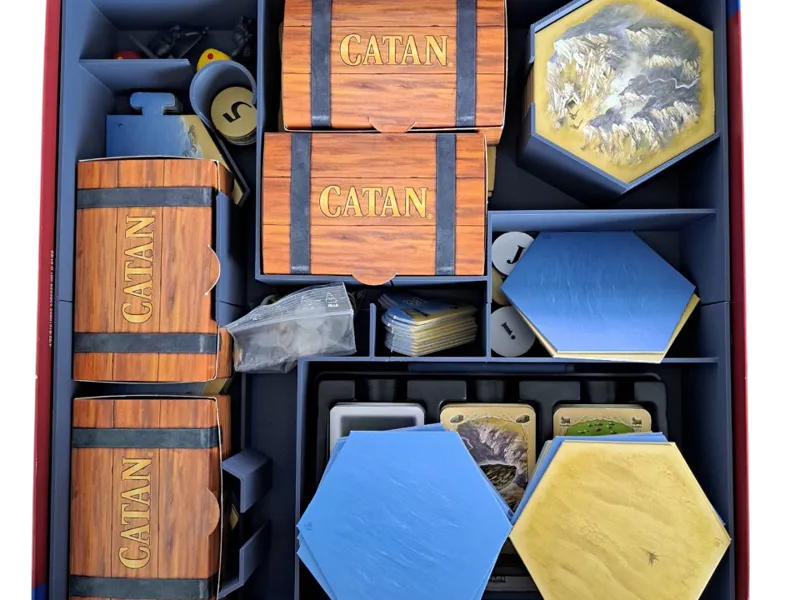 Catan + Seefahrer Box Einlage / Sortiersystem