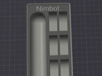 Gridfinity Nimbot D11 w/ label storage
