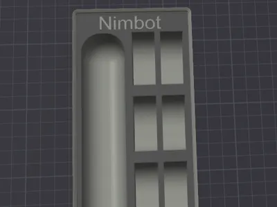 Gridfinity Nimbot D11 w/ label storage