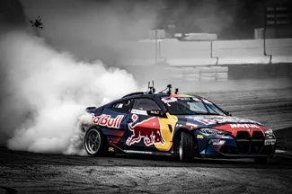 Lithophane Red Bull Drift Car