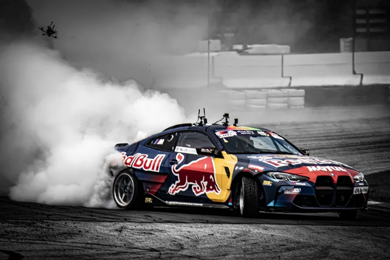 Lithophane Red Bull Drift Car