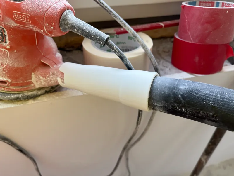 Orbital sander adapter to karcher WD3