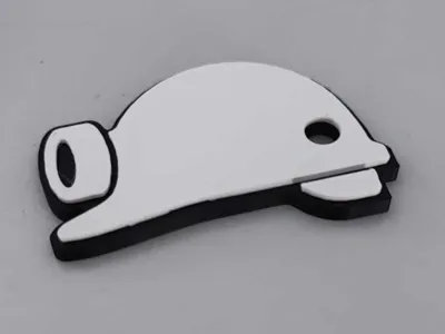 helmet keychain