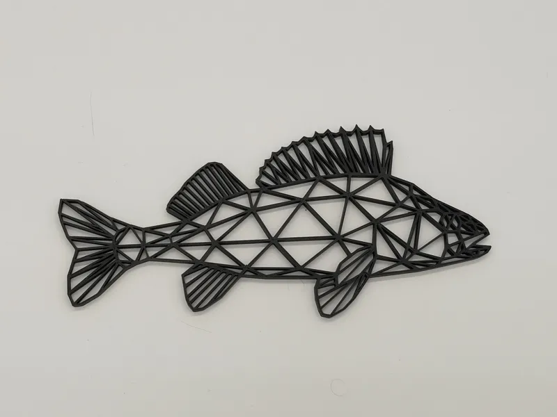Barsch -Perch Wandbild