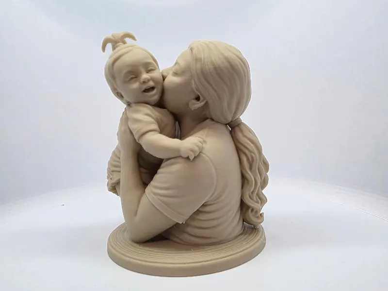 A Mother's Love - Mother and Child Sculpture