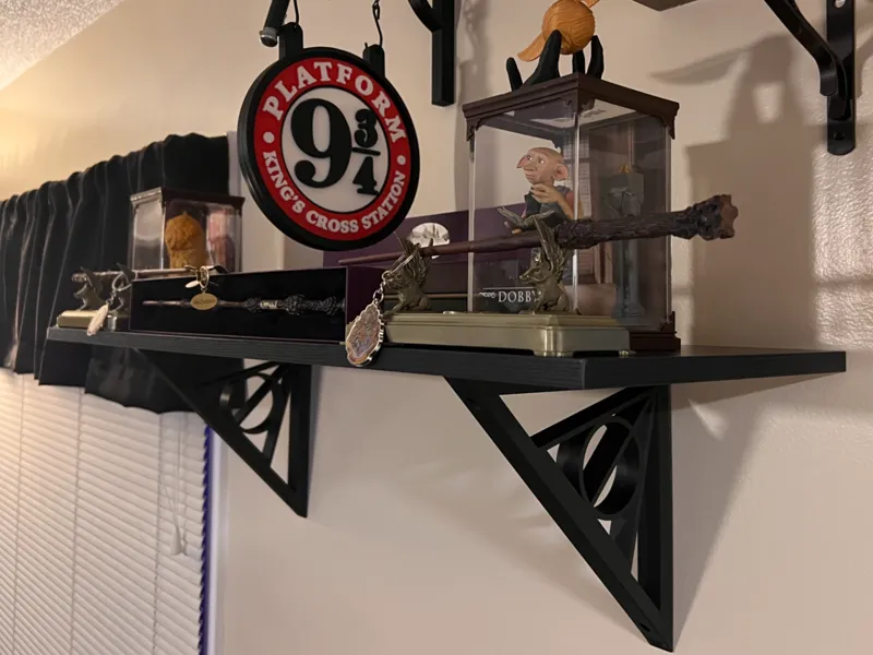 Deathly Hallows Shelf Brackets