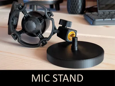 Microphone Stand with 3/8" Thread