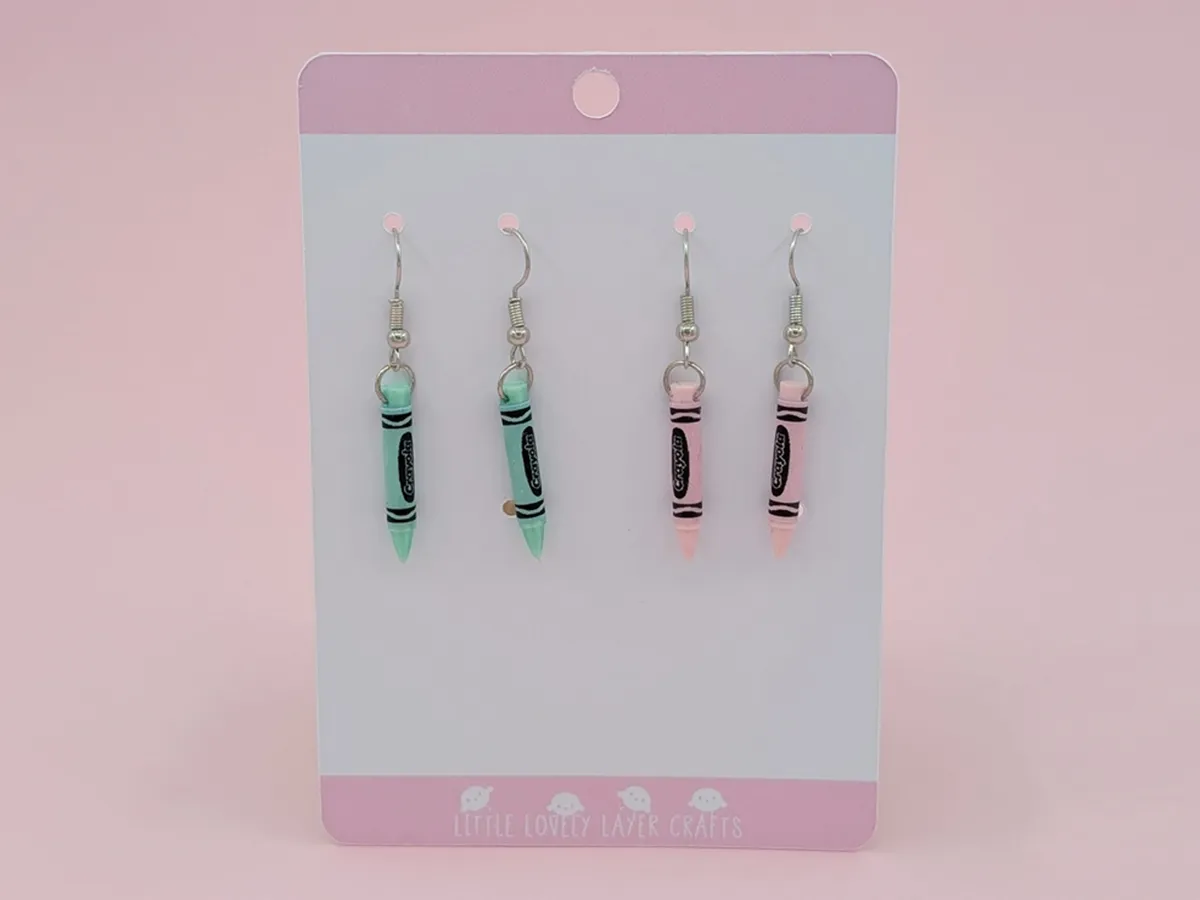 Crayon Earrings view 2