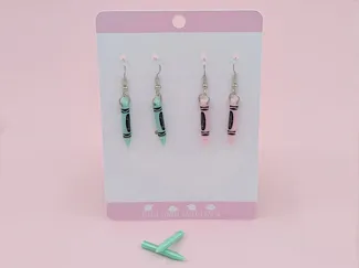 Crayon Earrings