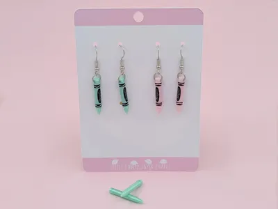 Crayon Earrings