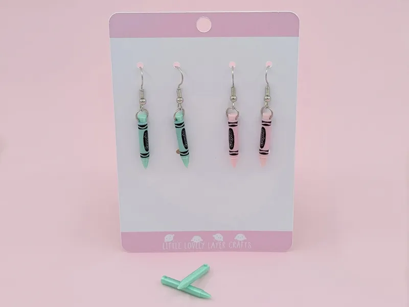 Crayon Earrings