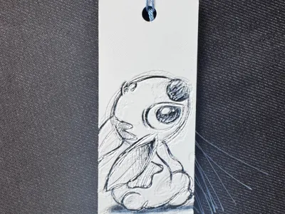 3D Printed Stitch Bookmark