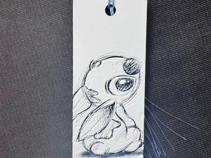 3D Printed Stitch Bookmark