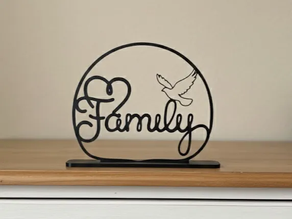 Family Deko-Aufsteller