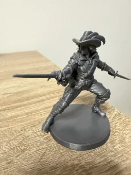 Modelo para impresión 3D: Duelist — vista de referencia 3