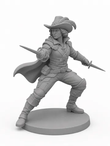 Modelo para impresión 3D: Duelist — vista de referencia 2