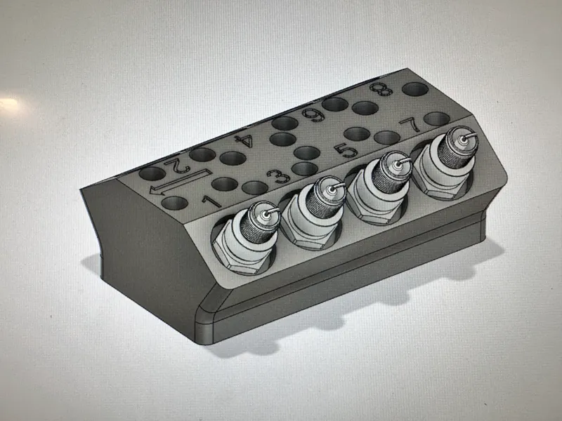 Spark Plug and Pushrod Holder