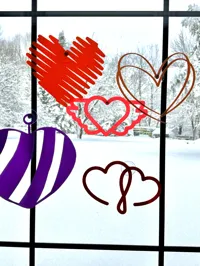 Set de 9 cœurs suspendus pour la Saint-Valentin — photo 4