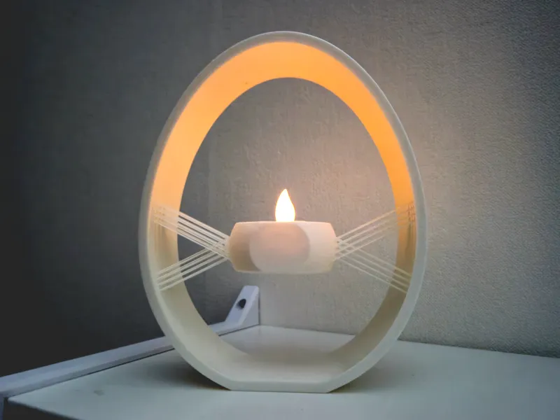 Suspended LED Tea Light Egg