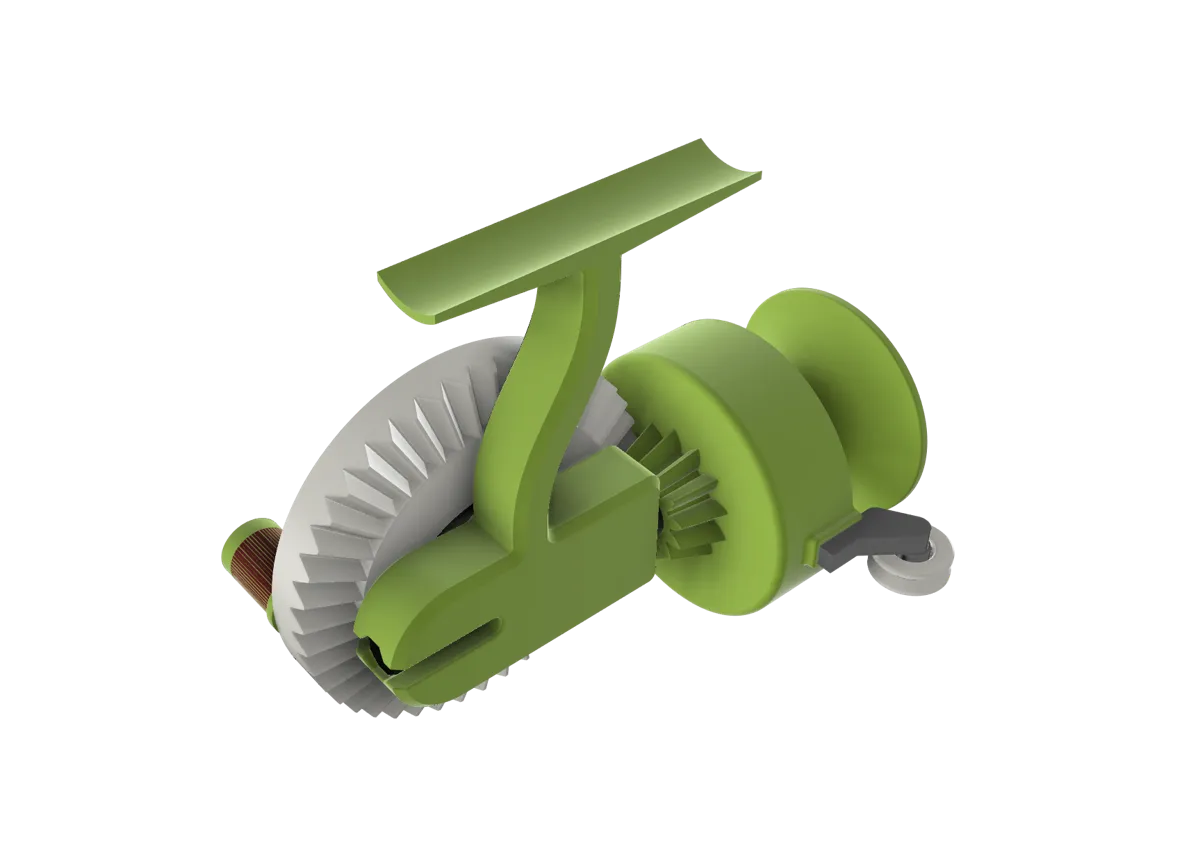 Moulinet de pêche multi-matériaux (PLA, PC, Nylon, TPU)