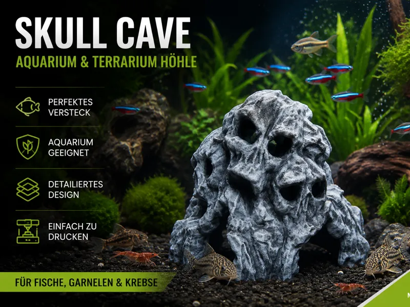 Aquarium Höhle "Skull Cave"