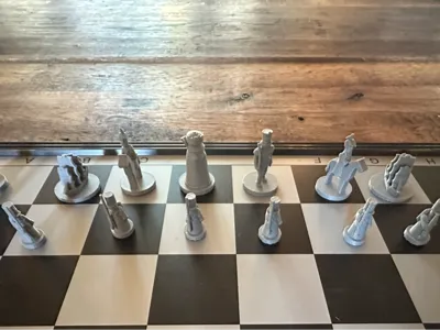 Napoleonic chess set 