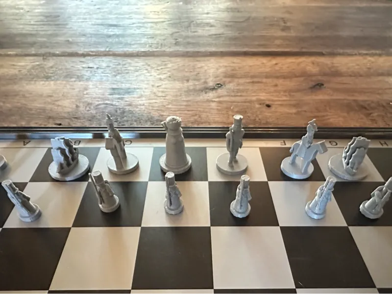 Napoleonic chess set 