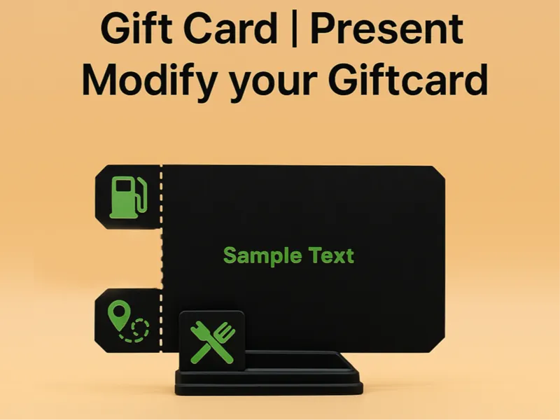 Gift Card | Present | Modify your Giftcard