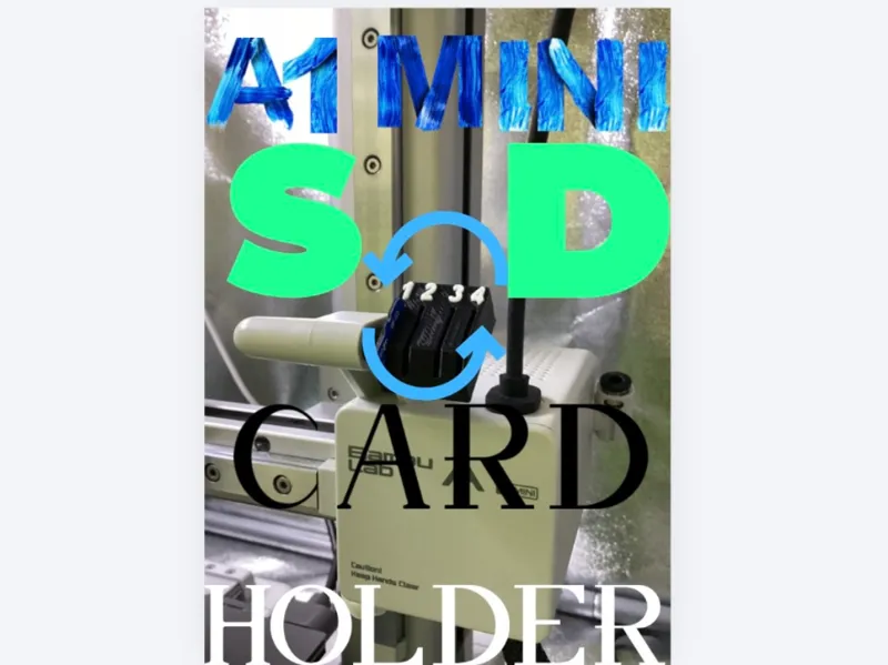 A1 Mini SD Card holder