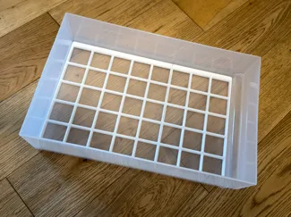 Gridfinity Base for Muji PP (Polypropylene) Drawer