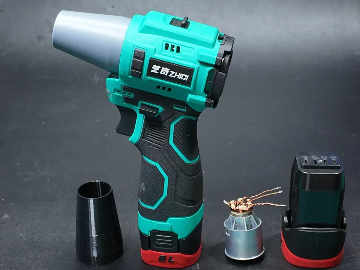 Old 16.8V Drill Shell into a Powerful Air Blower by KenhSangTao.COM ...