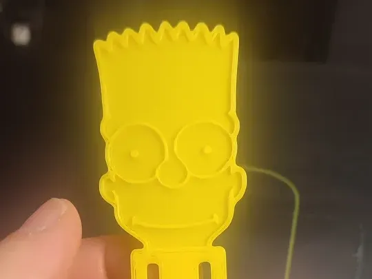 Bart Simpson Lesezeichen / Bookmark