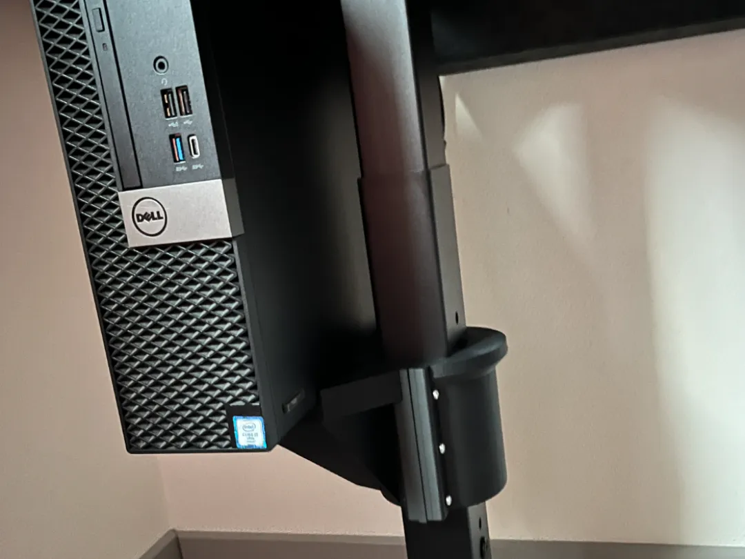 Support PC compact pour bureau Ikea Mittzon