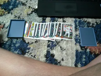 13 or 42 penny sleeved baseball card storage