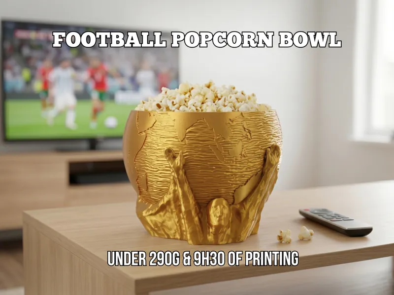 WORLD CUP POPCORN BOWL