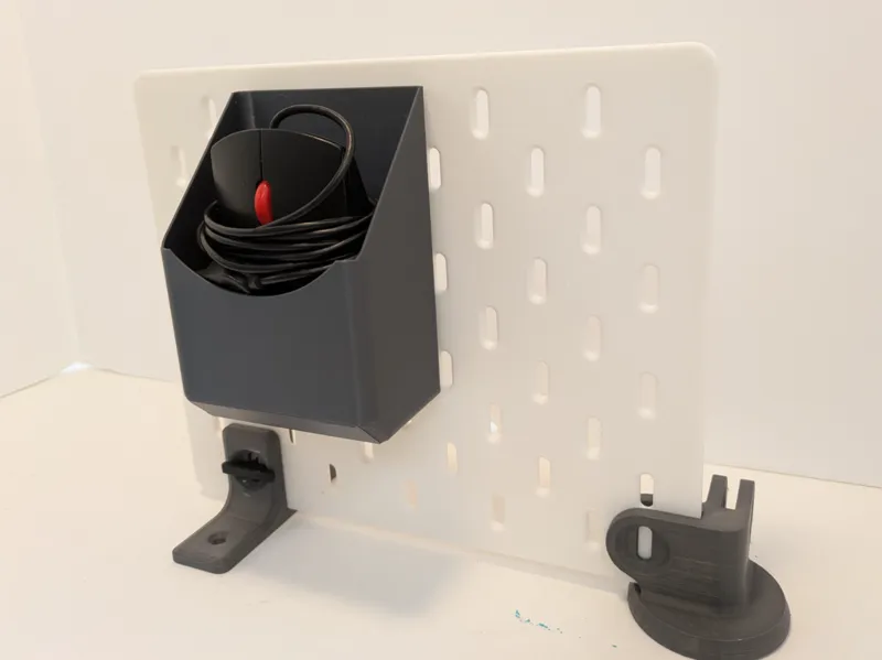 IKEA Skadis Mouse & Tech Bin – Minimal Filament