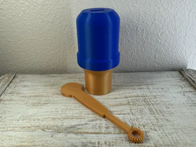 No Spill Bubble Wand Container