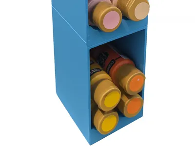 Stackable 2oz paint drawer / shelf