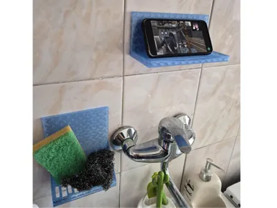 Phone Holder and Sponge Holder